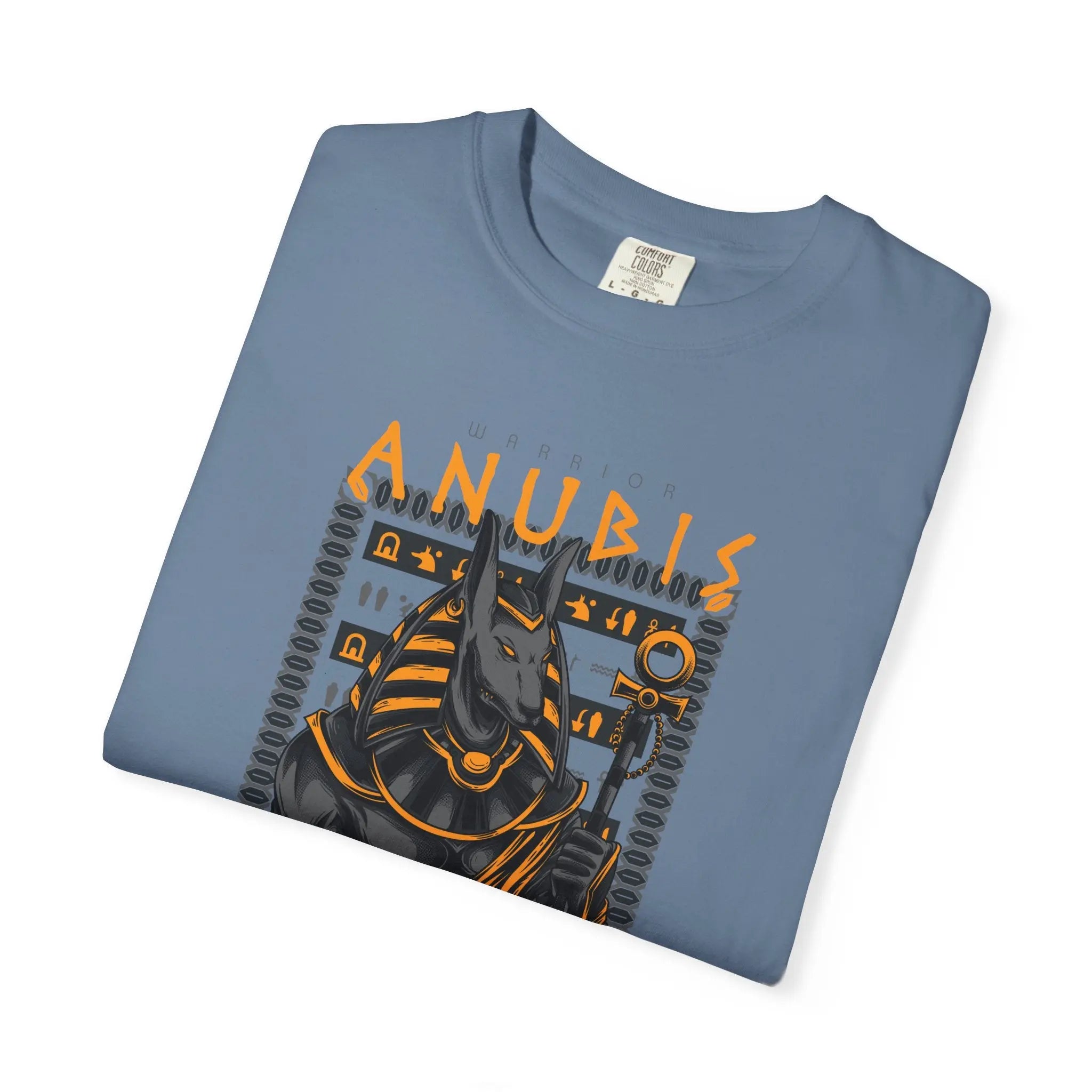 Egyptian Warrior Anubis Graphic Print T-Shirt - Sinful Threads