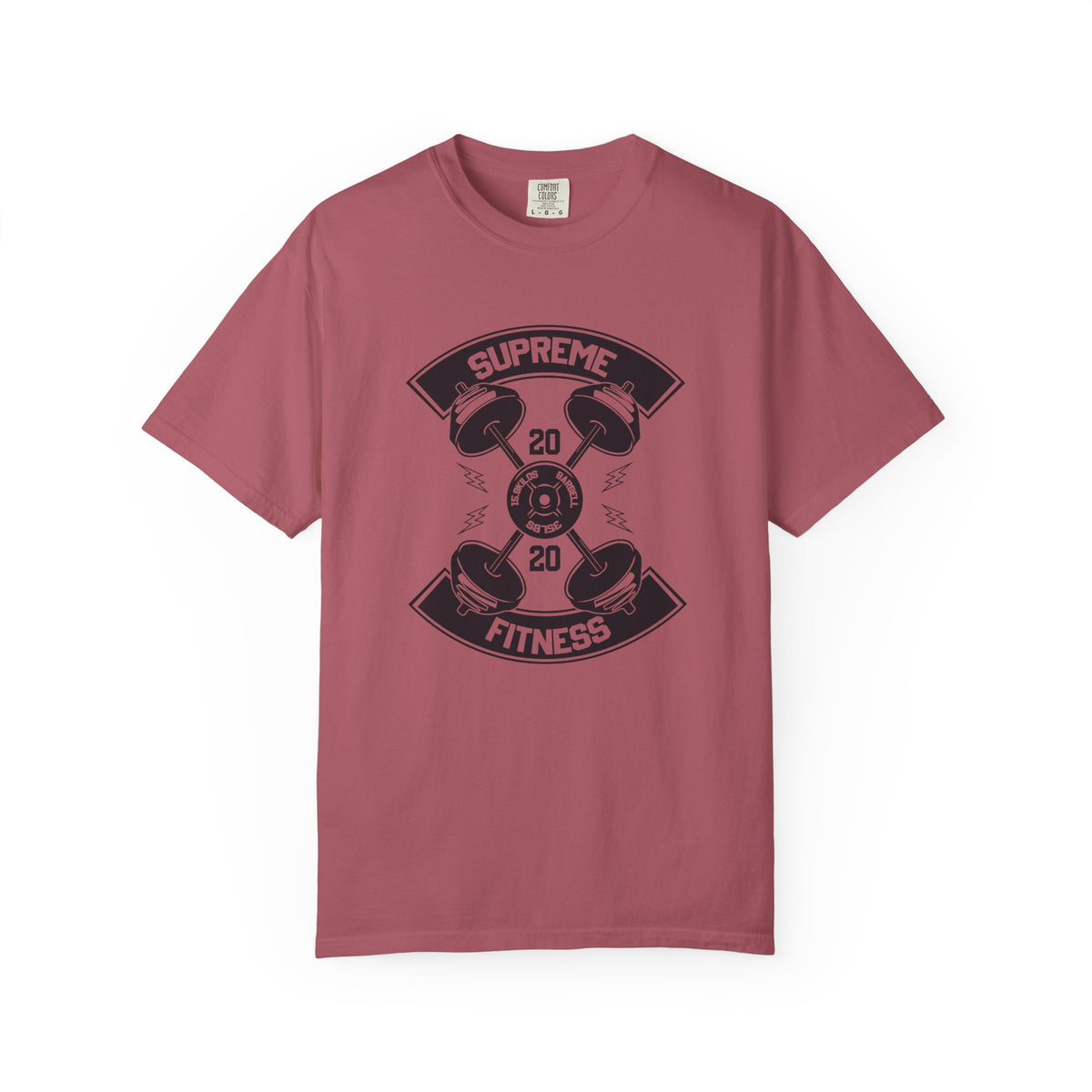 Supreme Fitness with Weights Gym Workout Graphic T-Shirt