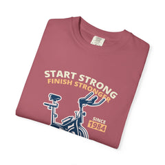Start Strong Finish Stronger Fitness Movement Since 1984 T-Shirt