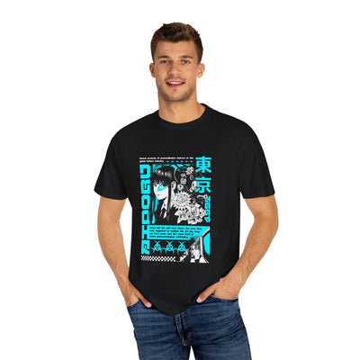 Anime Grunge Tee - Tokyo Y2K Vaporwave - Street Gift - Sinful Threads