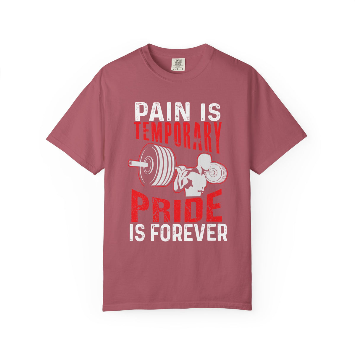 Pain is Temporary Pride Forever Gym Motivation Tee - Premium