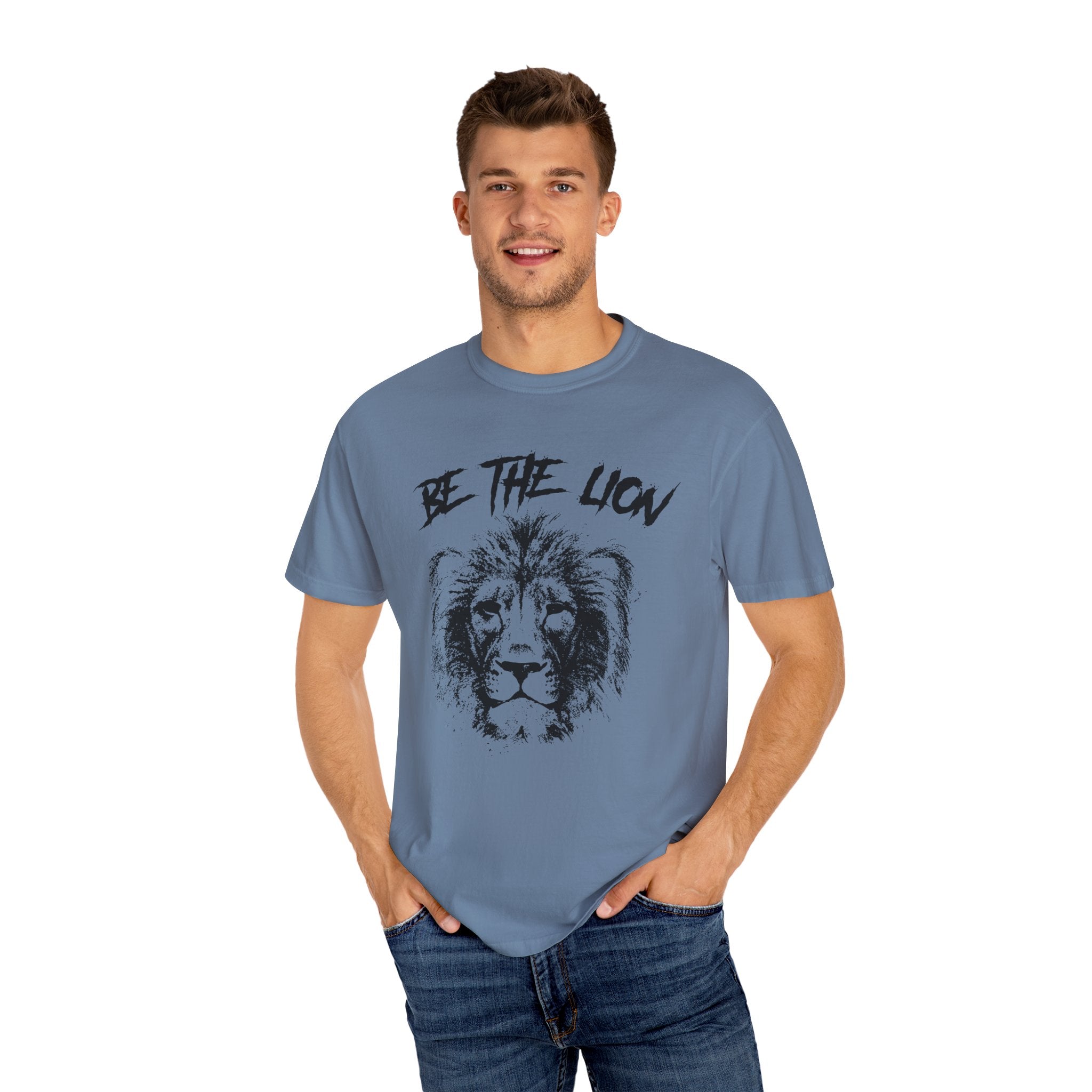 Motivational Lion Shirt - Be The Lion Print Tee - Sinful Threads