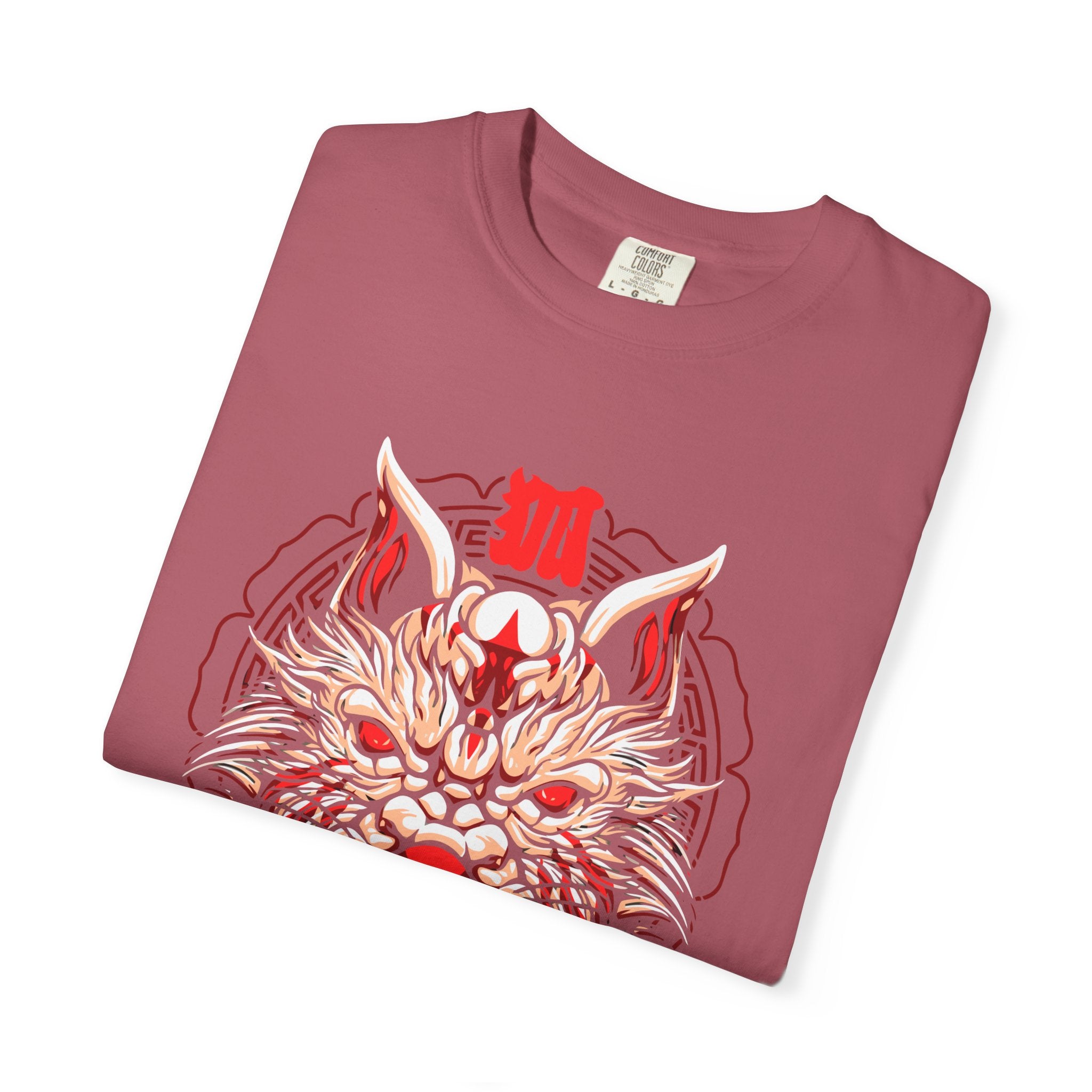 Samurai Warrior Tee - Japanese Wolf Art Shirt - Streetwear - Sinful Threads