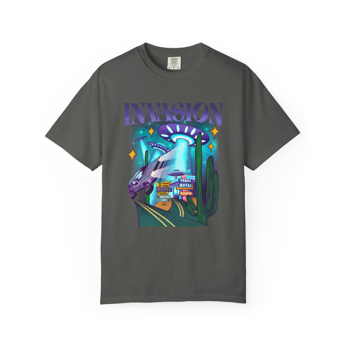 Alien Abduction Shirt – Desert Motel UFO Tee Retro Sci-Fi