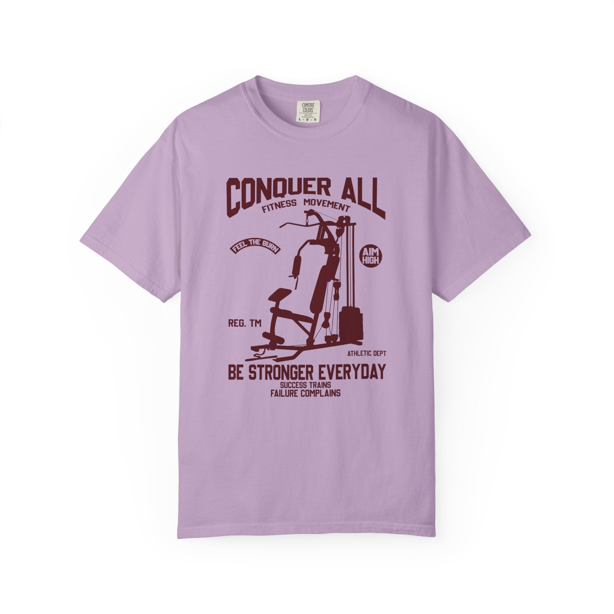 Conquer All Fitness T-Shirt - Gym Motivation Tee - Sinful Threads