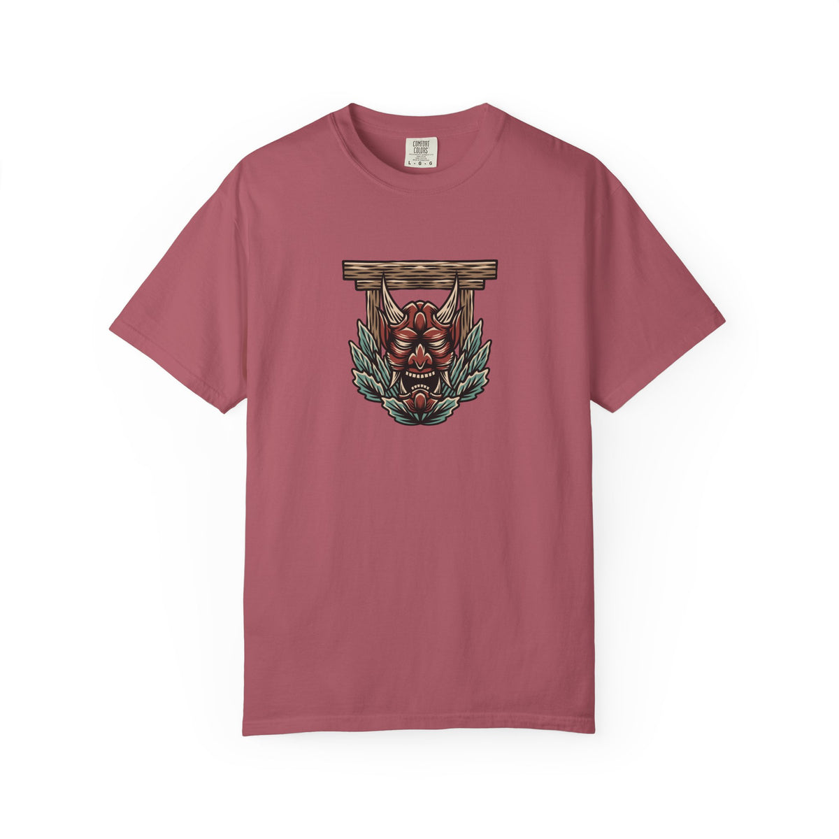 Asian inspired art shirt - Japanese demon graphic tee