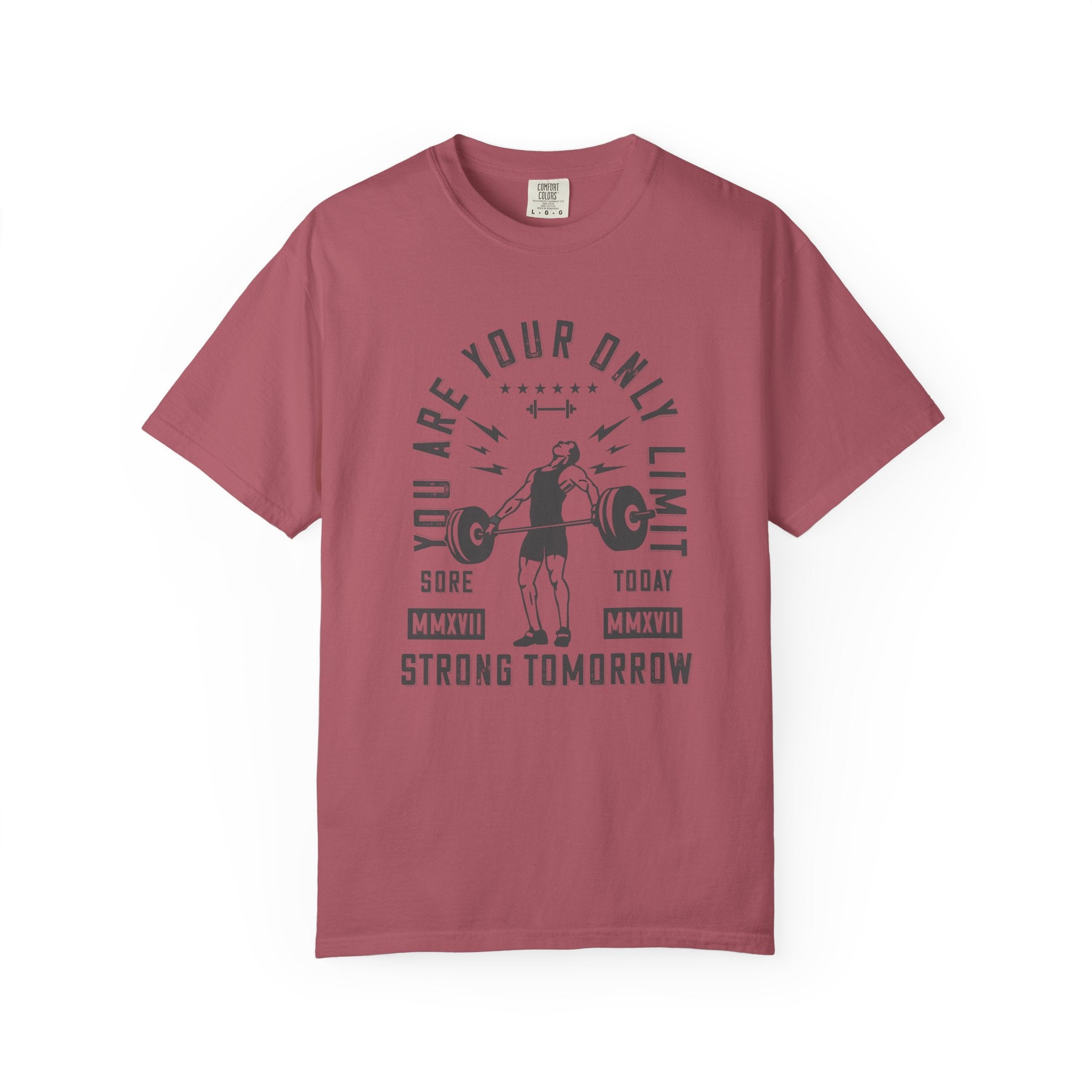 Motivational Fitness Slogan Shirt - Sore Today Strong - Sinful Threads