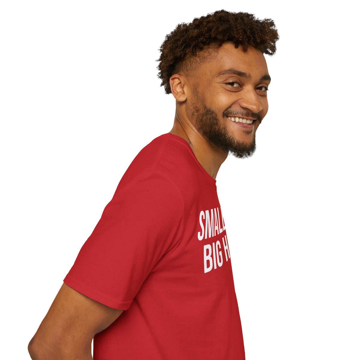 Self Deprecating Humor Shirt - Small Dick Big Heart Graphic