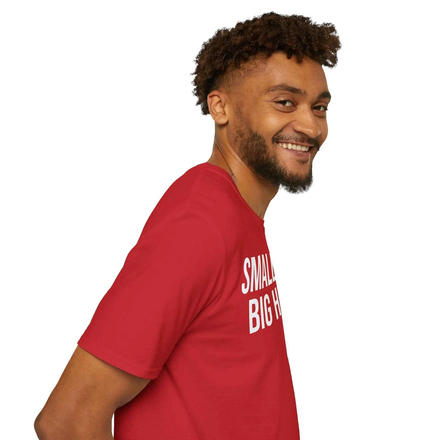 Self Deprecating Humor Shirt - Small Dick Big Heart Graphic
