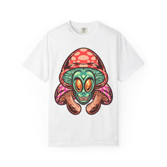 Psychedelic Graphic Tee - Trippy Mushroom Tee - Alien Art Gift