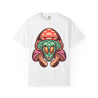 Psychedelic Graphic Tee - Trippy Mushroom Tee - Alien Art Gift - Sinful Threads