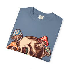 Skull Mushroom Tee - Trippy Psychedelic Graphic Gift