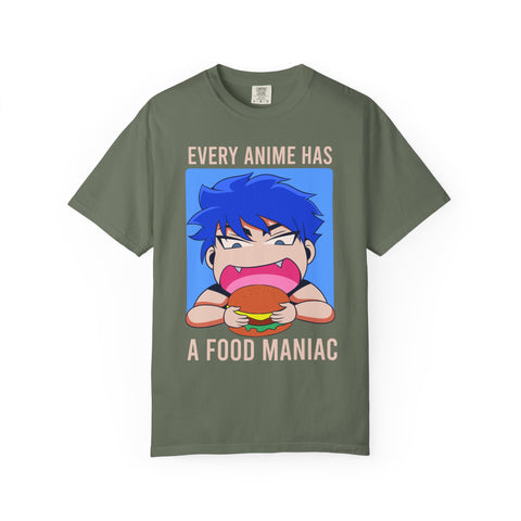 Otaku Graphic Tee - Anime Food Maniac Shirt - Foodie Gift