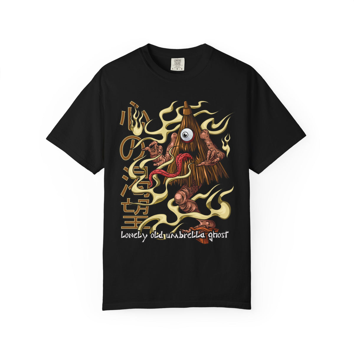 Kasa obake shirt - umbrella ghost tee - japanese yokai