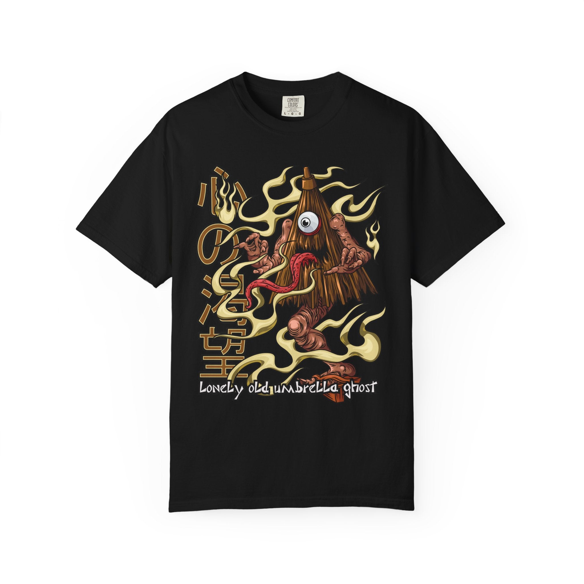 Kasa obake shirt - umbrella ghost tee - japanese yokai - Sinful Threads