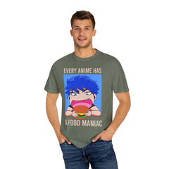 Otaku Graphic Tee - Anime Food Maniac Shirt - Foodie Gift