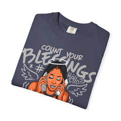 Count Blessings Tee – Boss Woman Wealth Mindset