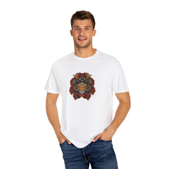 Samurai Tiger Shirt - Japanese Floral Tee - Cool Art Gift