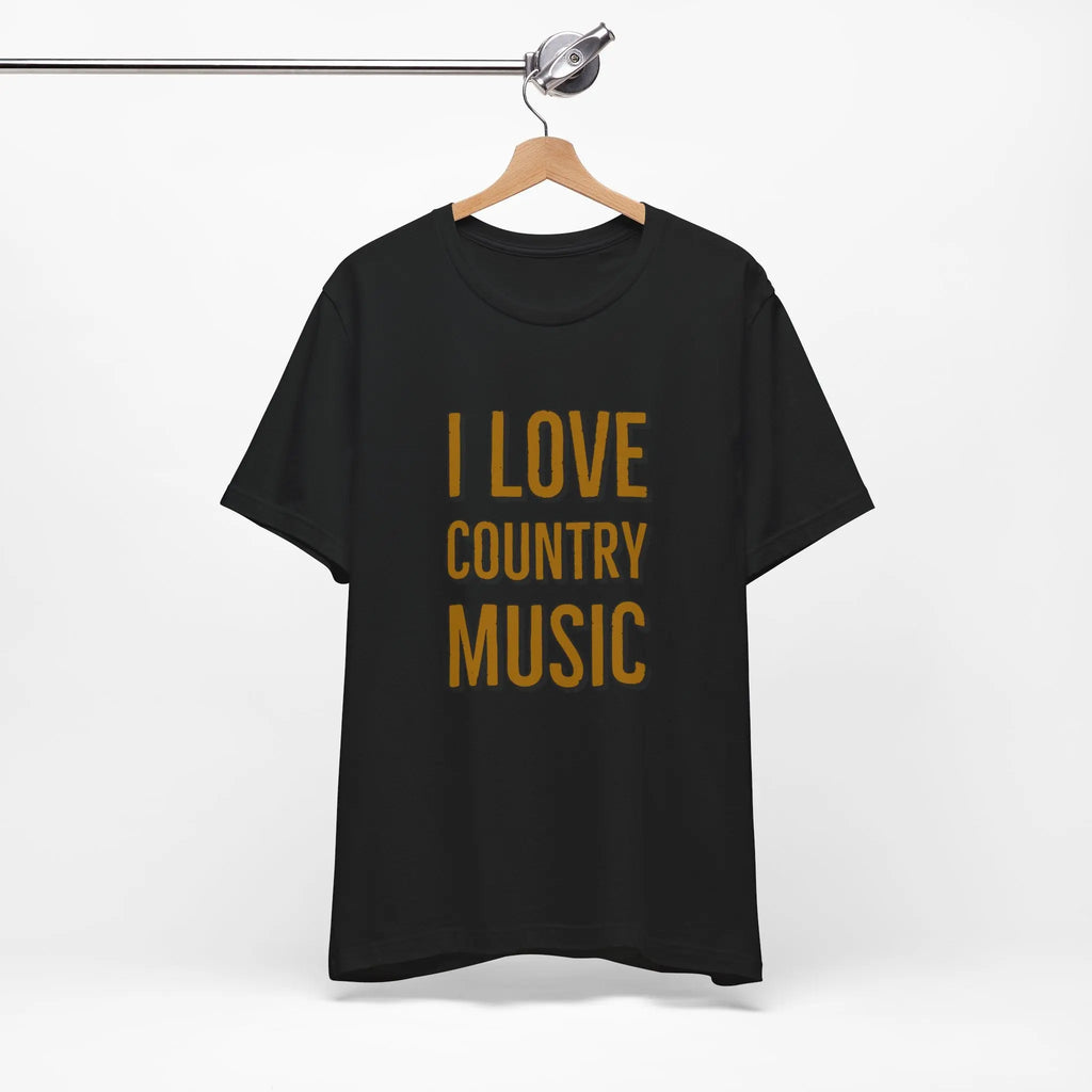 I Love Country Music Graphic Tee - Country Fan Festival Shirt Printify
