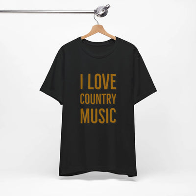 I Love Country Music Graphic Tee - Country Fan Festival Shirt Printify