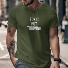 Toxic But Thriving Graphic Casual Tee Shirt product