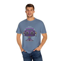 Retro Boombox Tee - Cartoon Radio Shirt - Vintage Gift