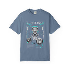 Kawaii Anime Tee - Cyberpunk Robot Design - Cute Gift
