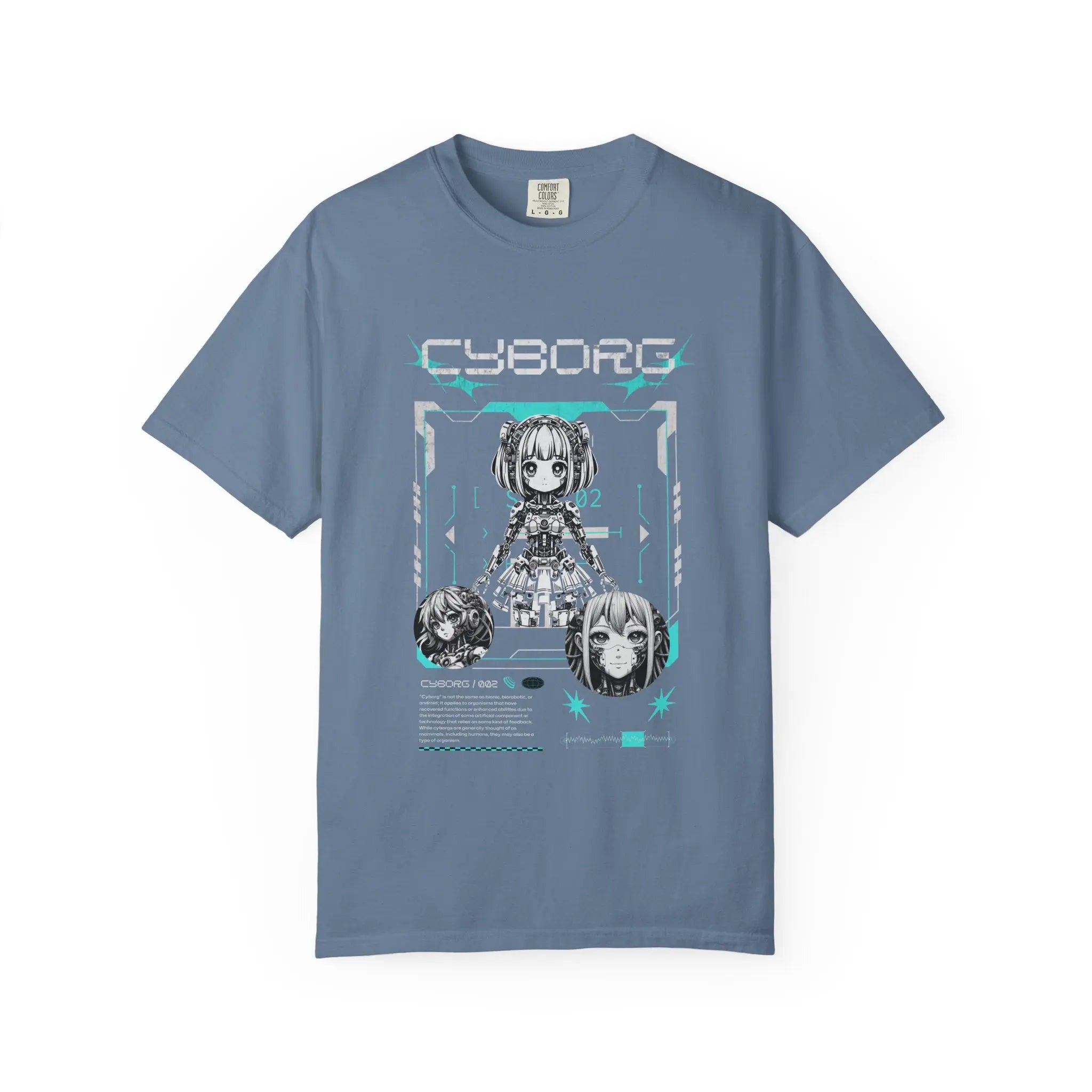 Kawaii Anime Tee - Cyberpunk Robot Design - Cute Gift - Sinful Threads
