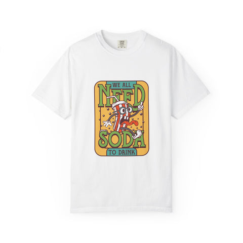 Funny Soda Shirt - Cartoon Soda Tee - Funny Beverage Top
