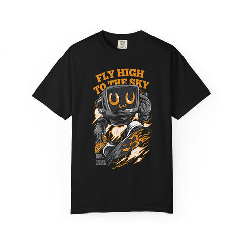 Fly High To The Sky Retro TV Character T-Shirt