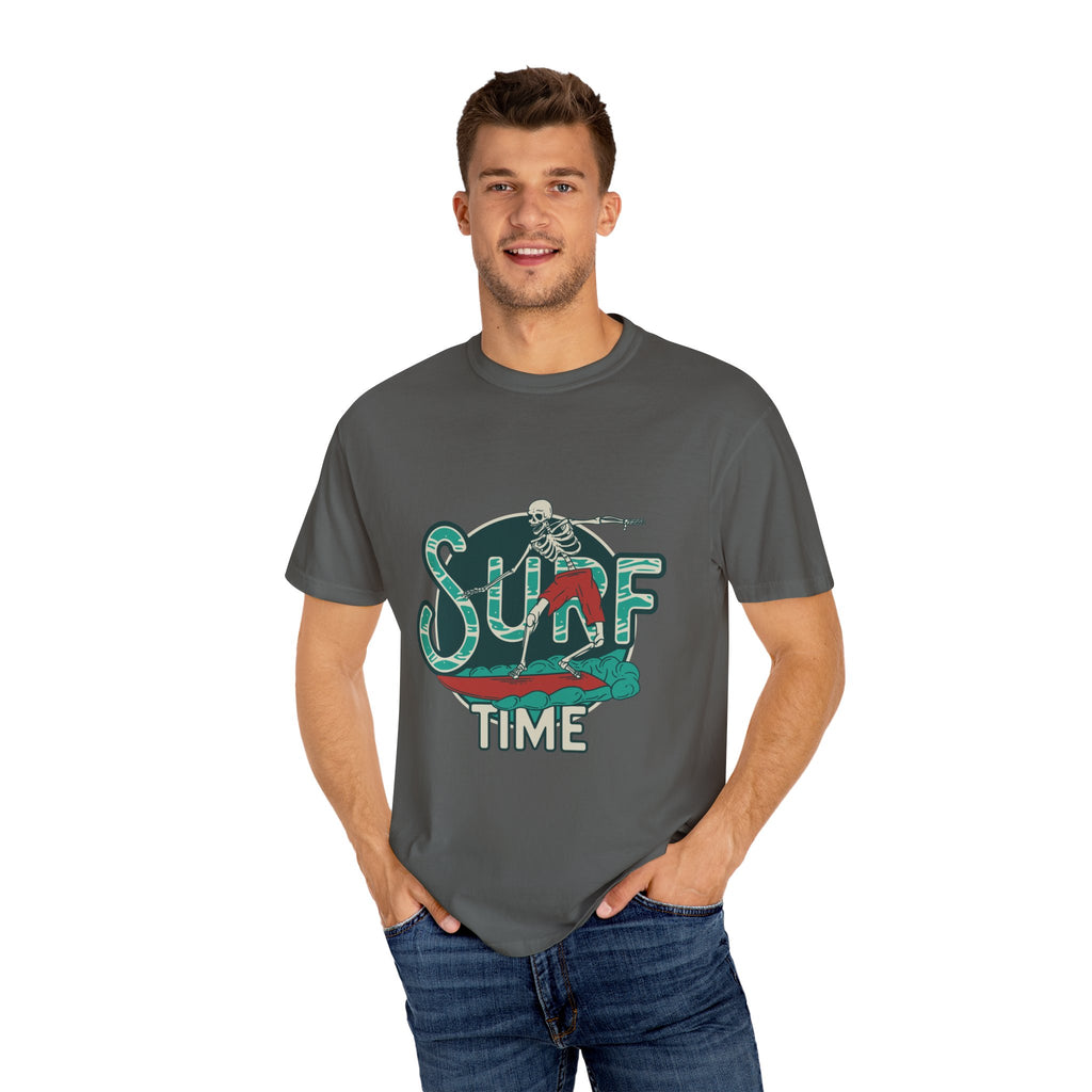 Skeleton Surfer Shirt - Surf Time Tee - Cool Beach Gift - Sinful Threads