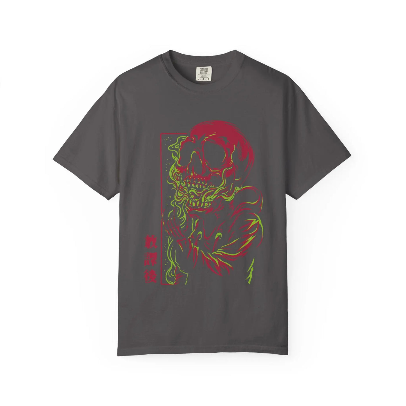 Skull Graphic Tee - Japanese Art Edgy Statement Shirt - Sinful Threads