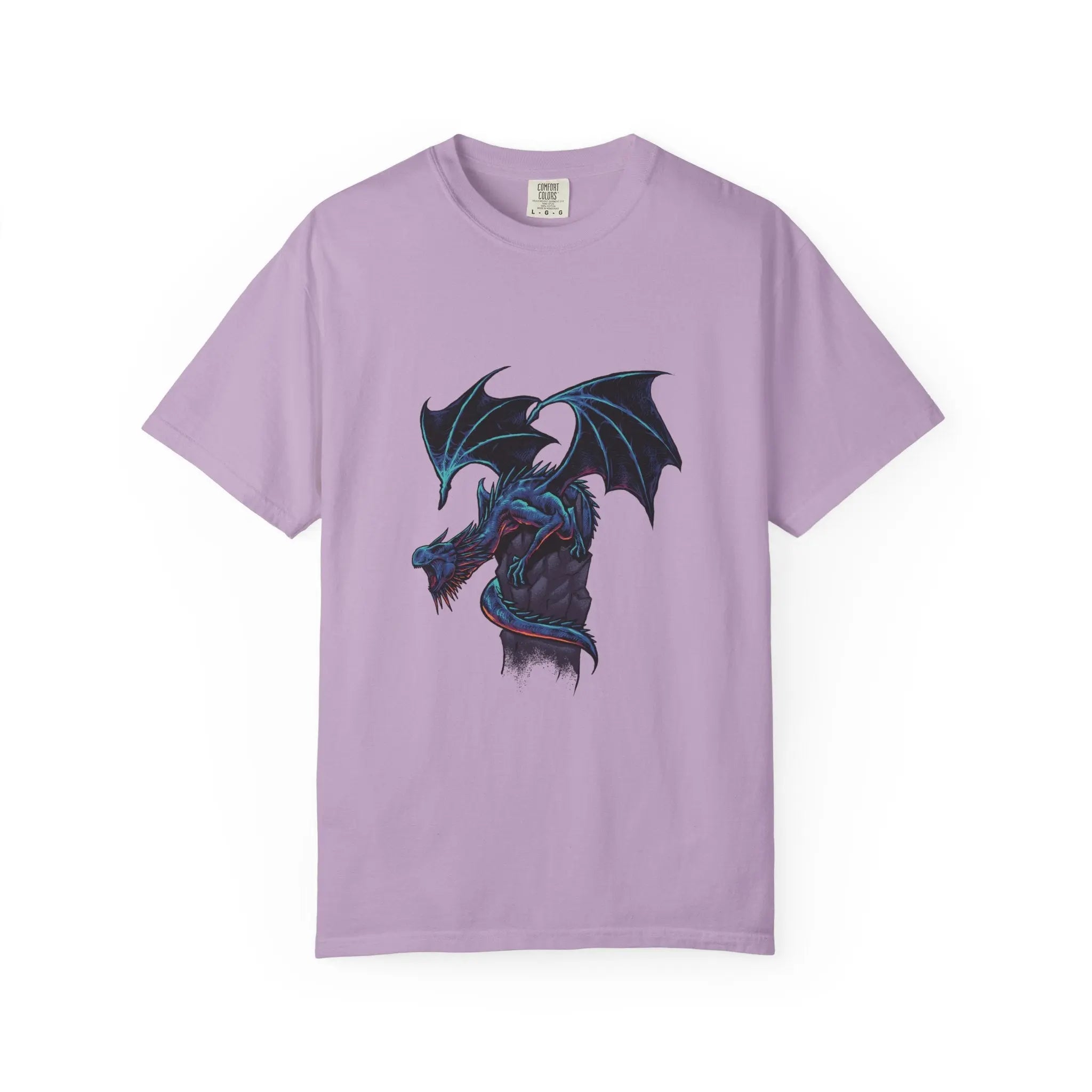 Fierce Dragon Roaring Illustration Graphic Design T-Shirt - Sinful Threads