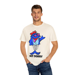 Funny Shark Shirt - Not Sorry Skeleton Design Tee