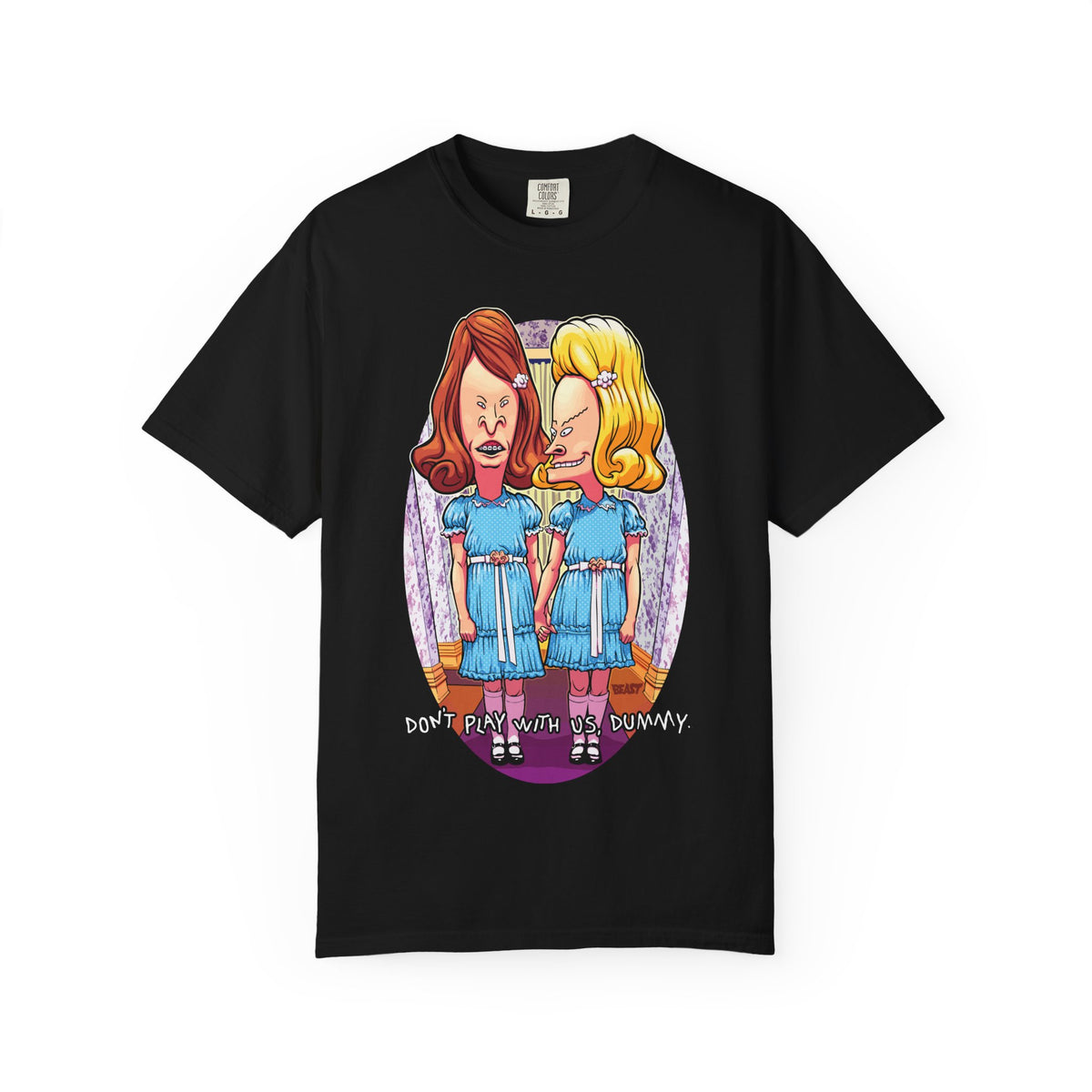 Beavis Butthead Shining Parody 90s Cartoon Horror Tee