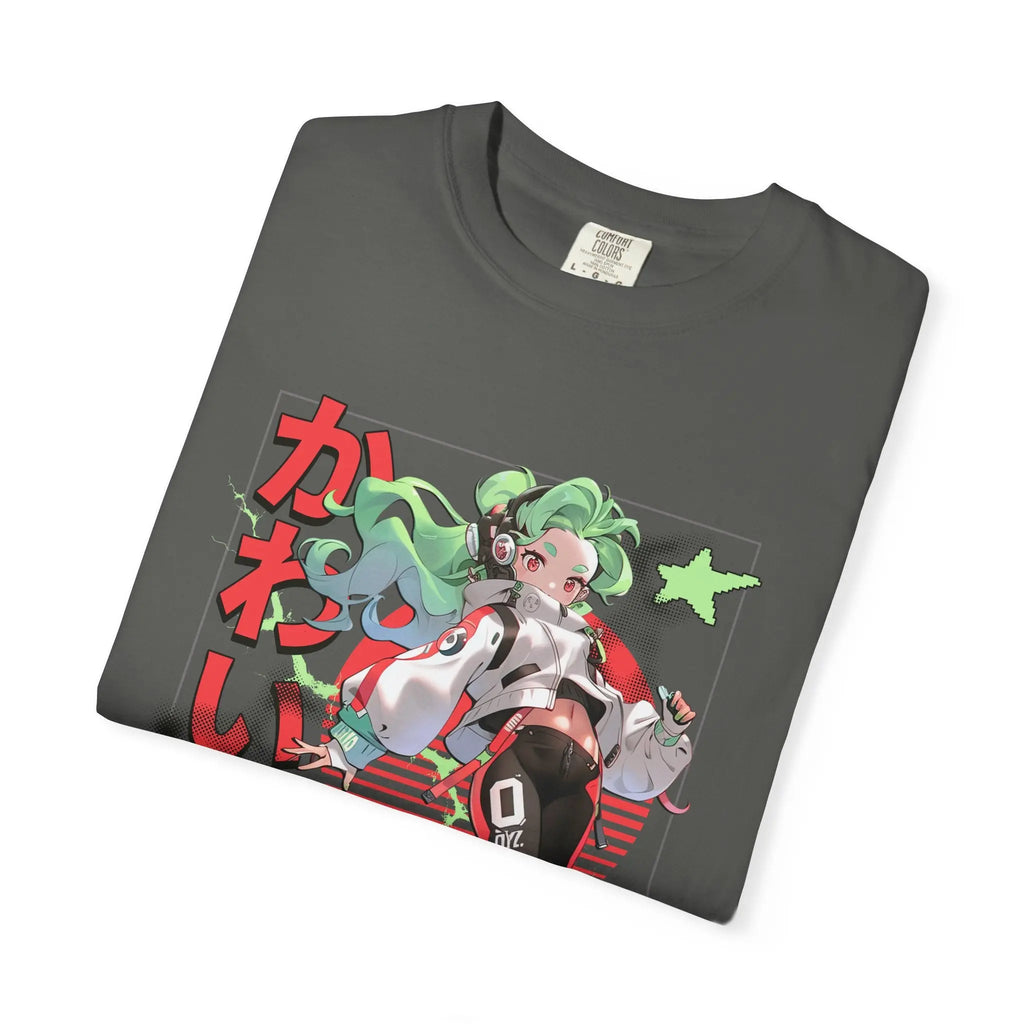 Cyberpunk Anime Tee - Kawaii Vaporwave - Streetwear - Sinful Threads