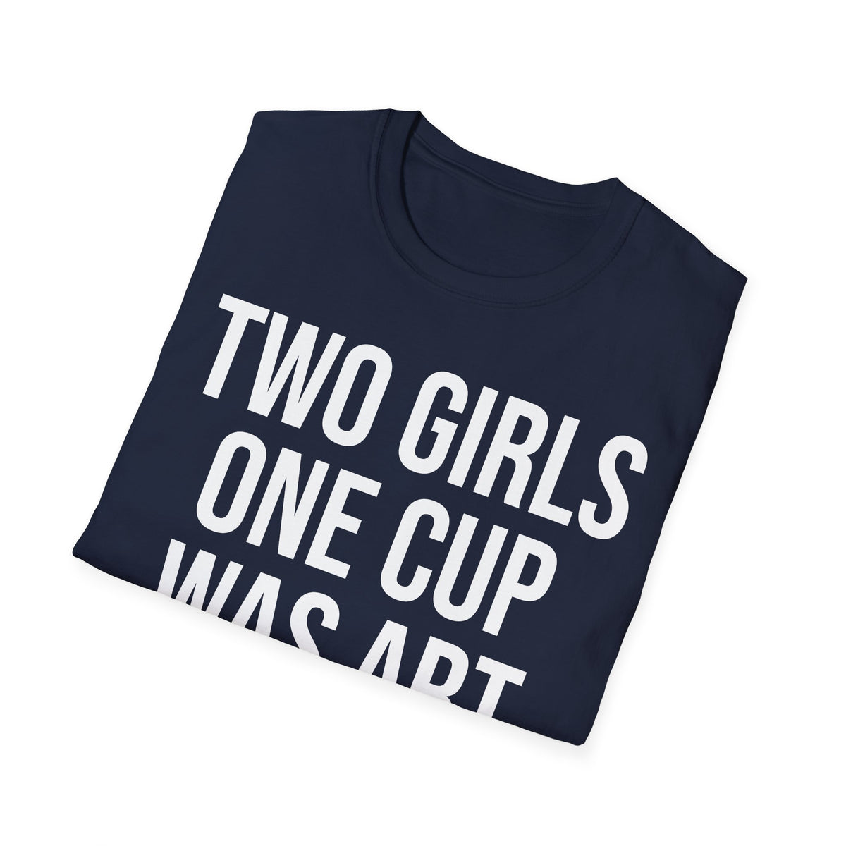 2 Girls 1 Cup Was Art - Funny Statement Shirt