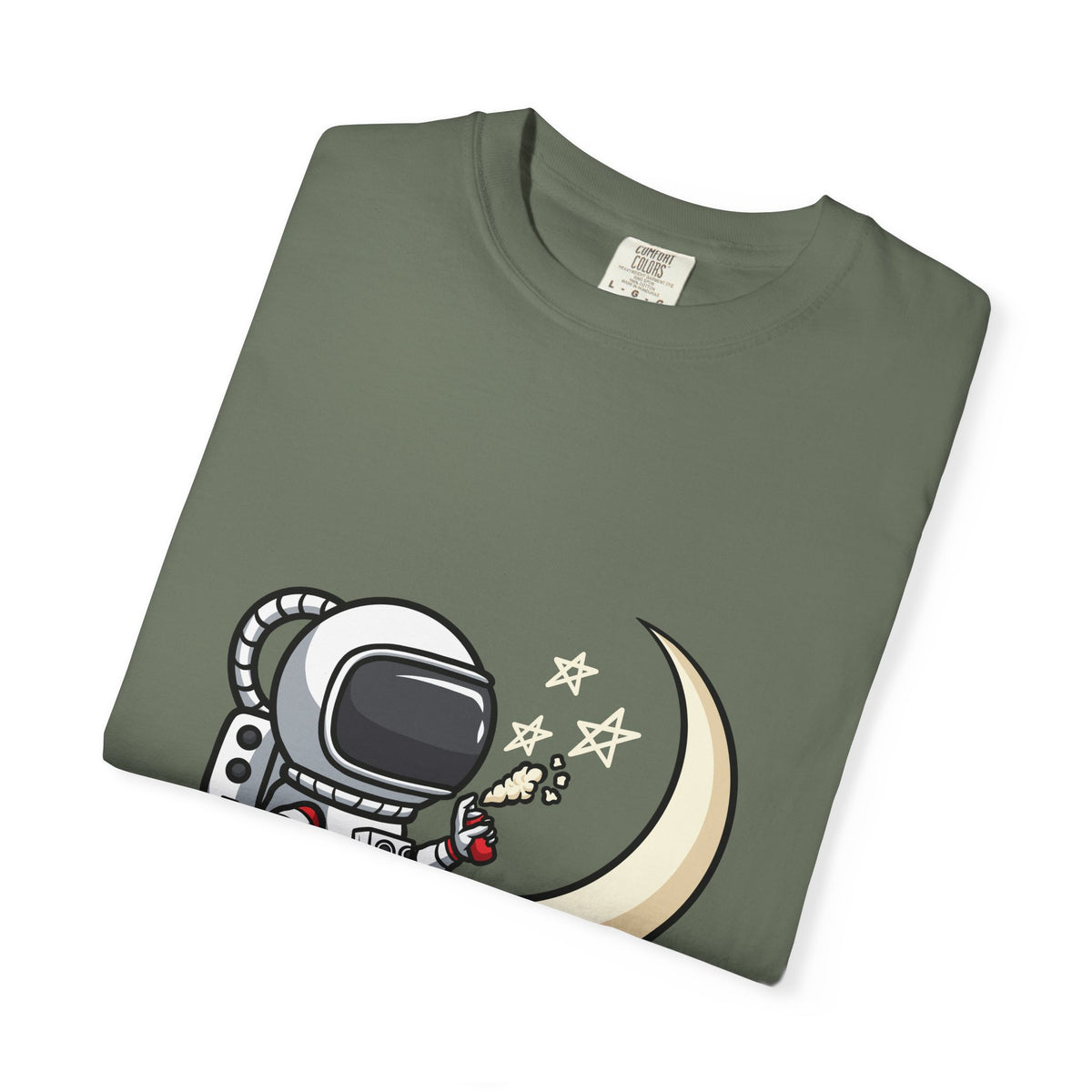 Cartoon Astronaut Shirt – Graffiti Moon Tee – Space Lover Gift