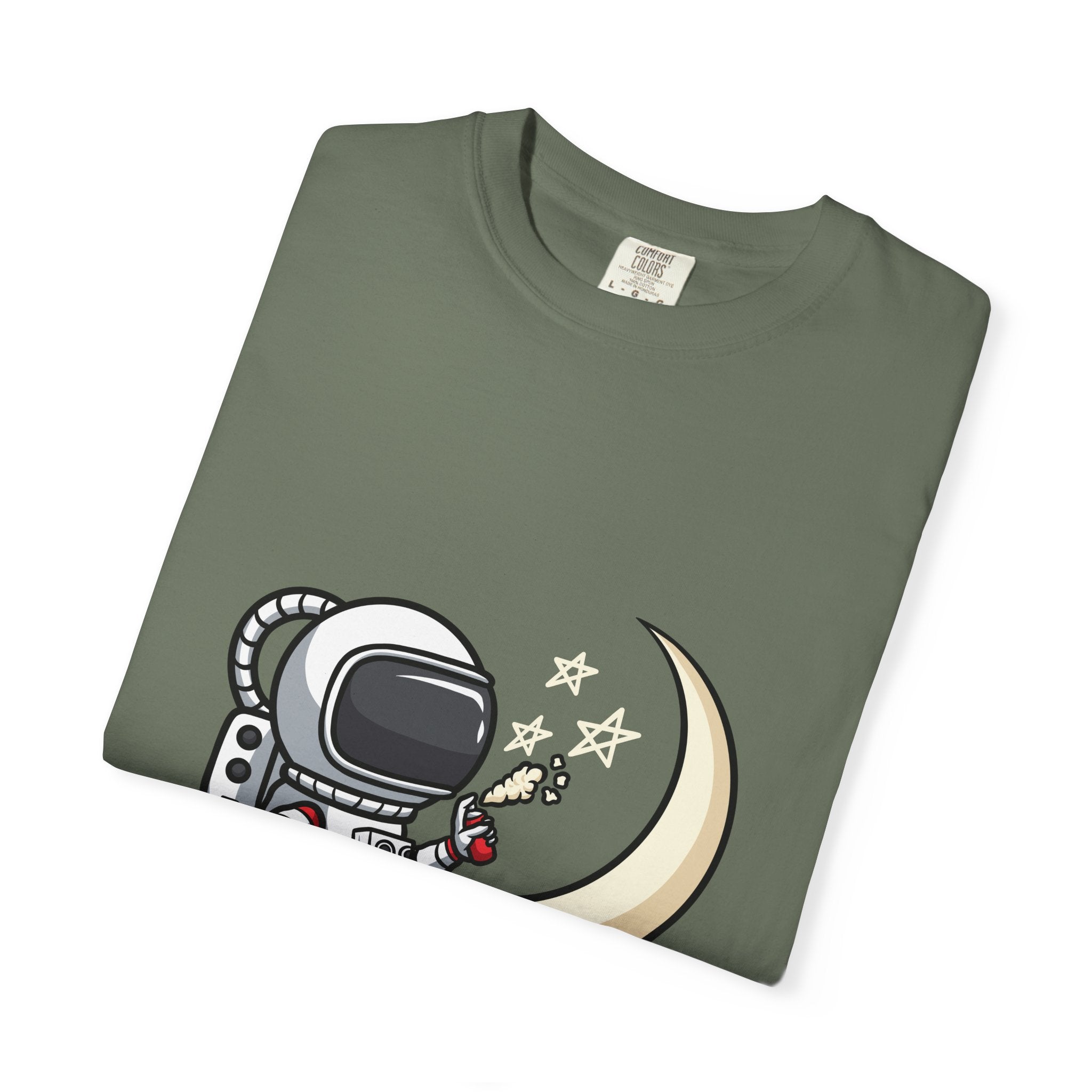 Cartoon Astronaut Shirt – Graffiti Moon Tee – Space Lover Gift - Sinful Threads