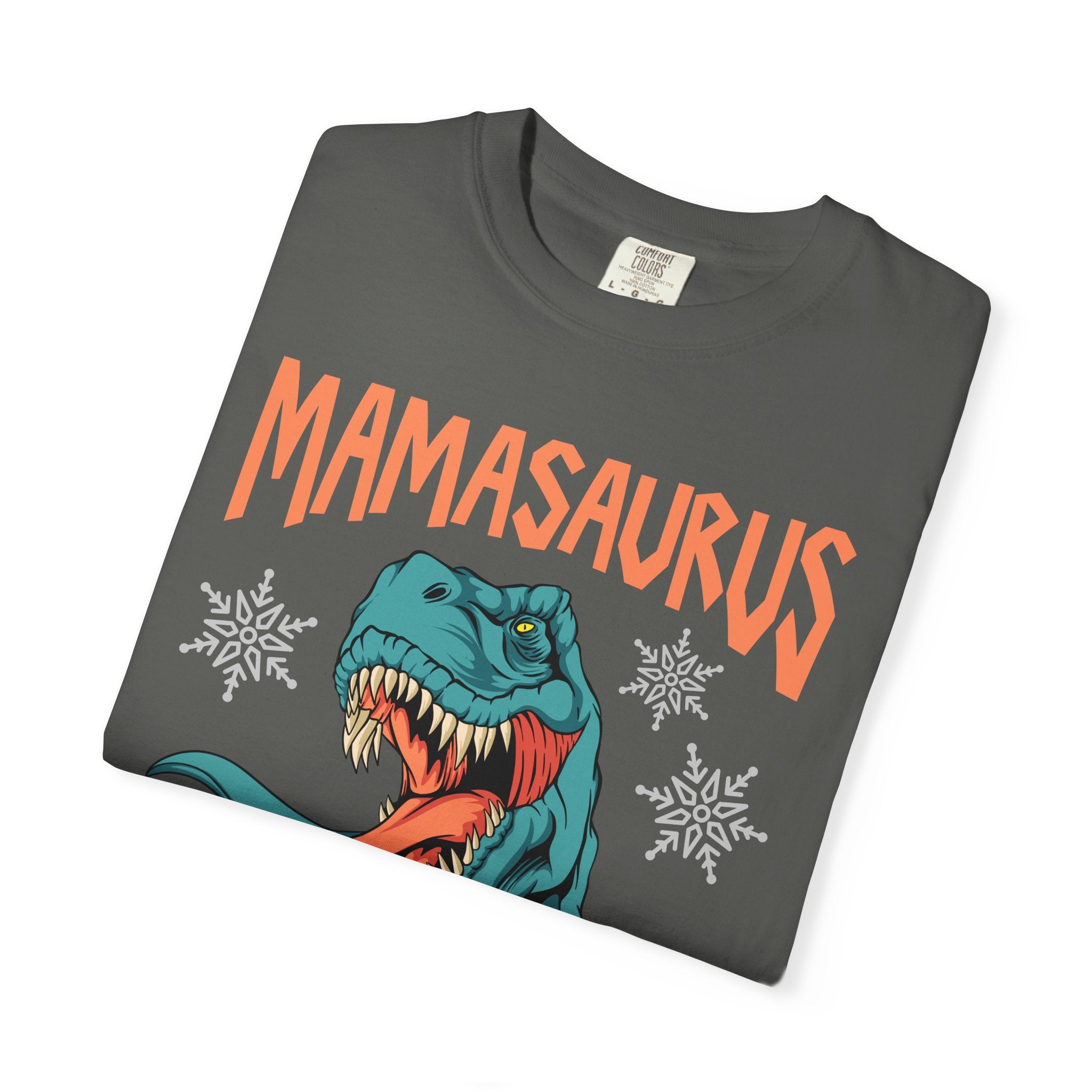 Mamasaurus Rex Tee - Funny Christmas Mom Dinosaur Gift - Sinful Threads