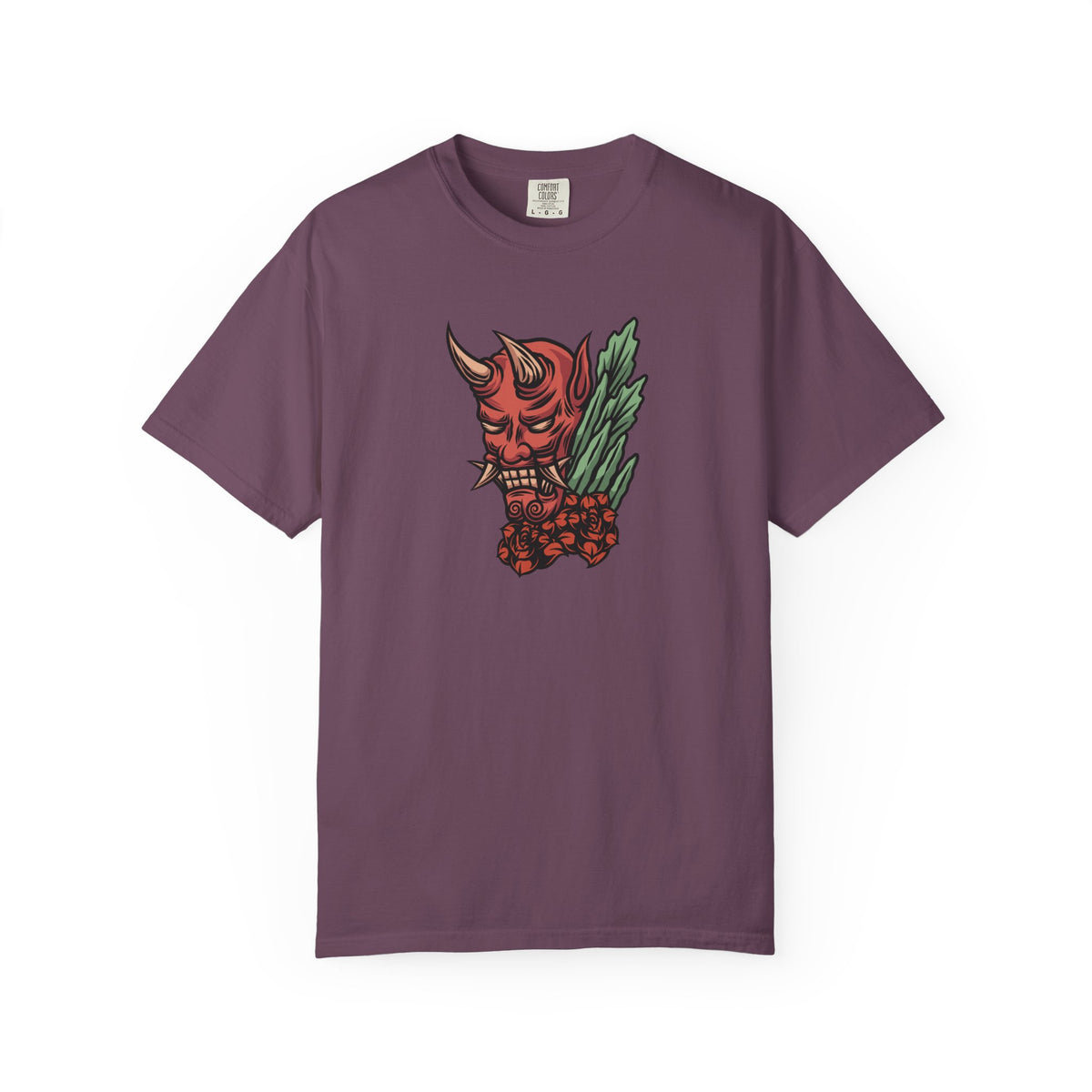 Oni Mask T Shirt - Japanese demon tee