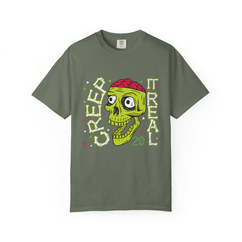 Funny Zombie Shirt - Keep It Real Tee - Brains Out Humor