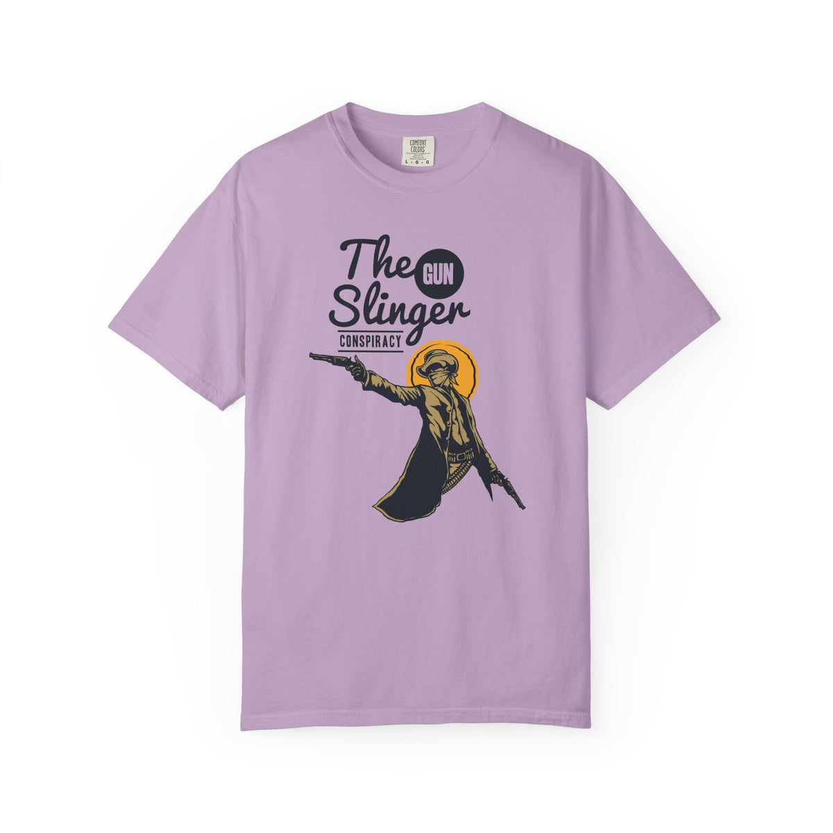 Gunslinger Graphic Tee Conspiracy Cowboy - Western Unisex - Sinful Threads