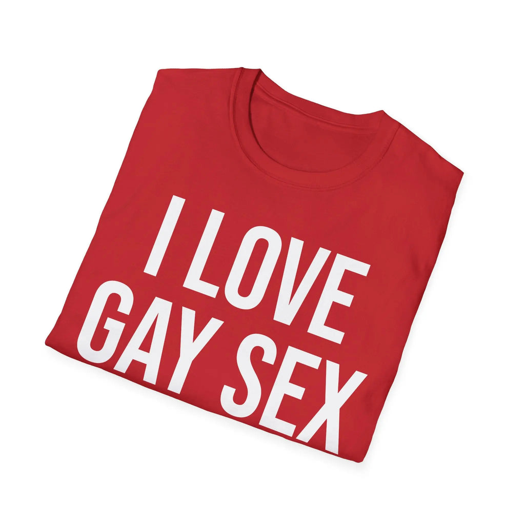 Funny Sex Positive Gay Shirt for Unapologetic Pride Printify