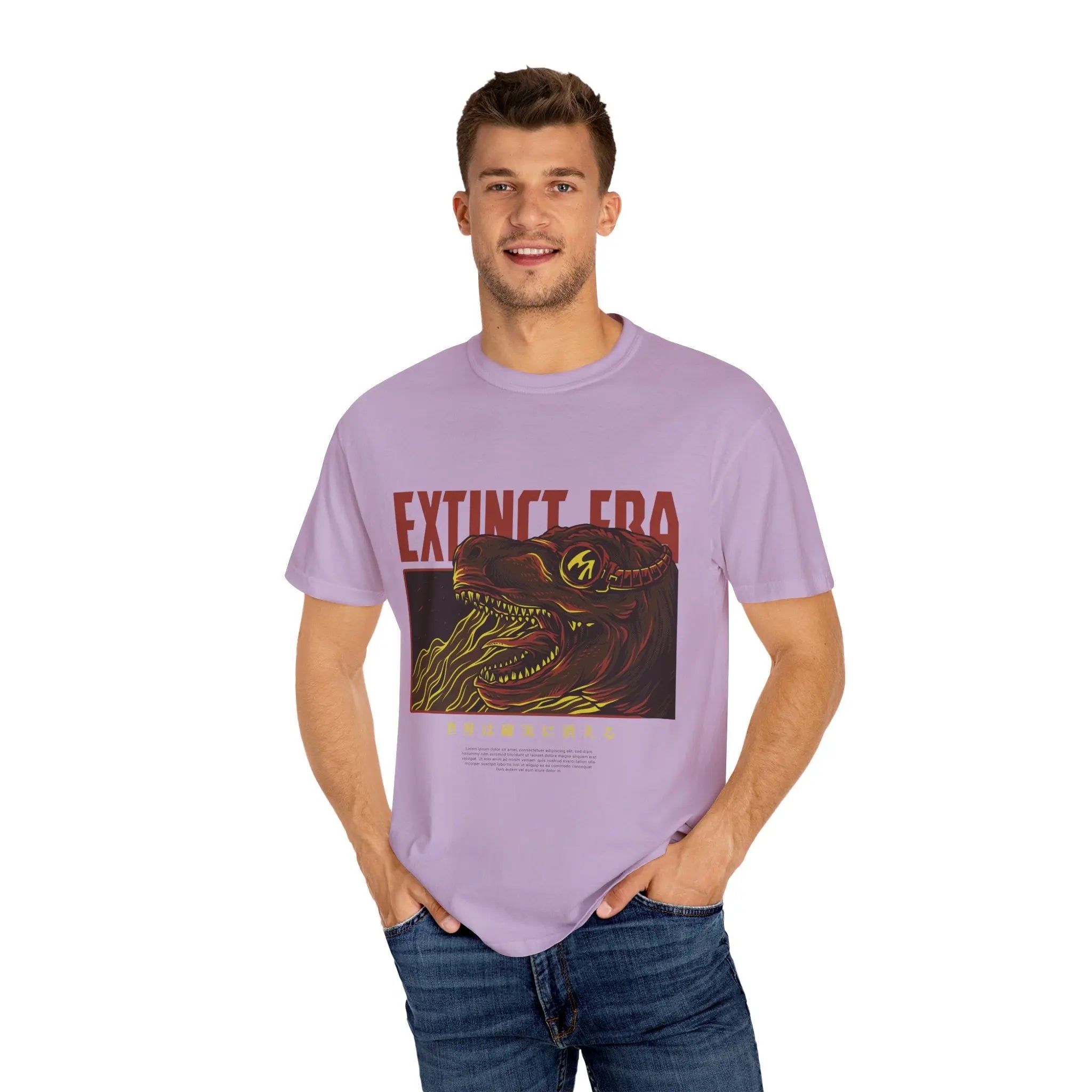 Extinct Era Dinosaur Graphic Unisex Relaxed Fit T-Shirt - Sinful Threads