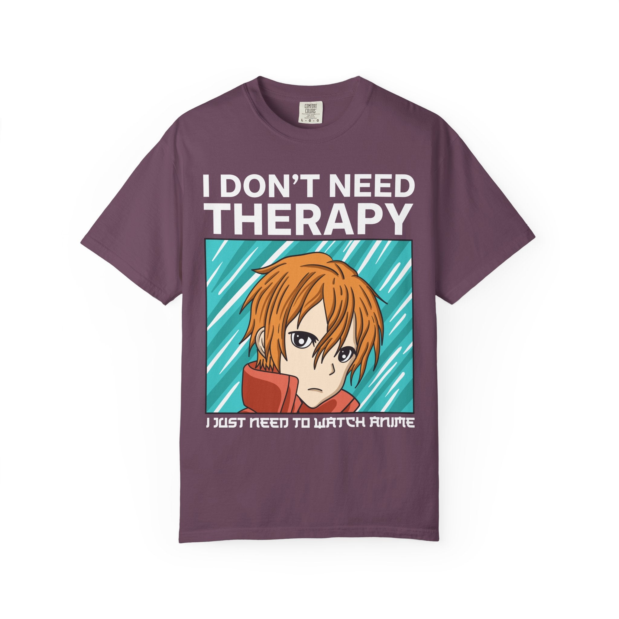 Anime Therapy Shirt – I Don’t Need Therapy Manga Style Tee - Sinful Threads