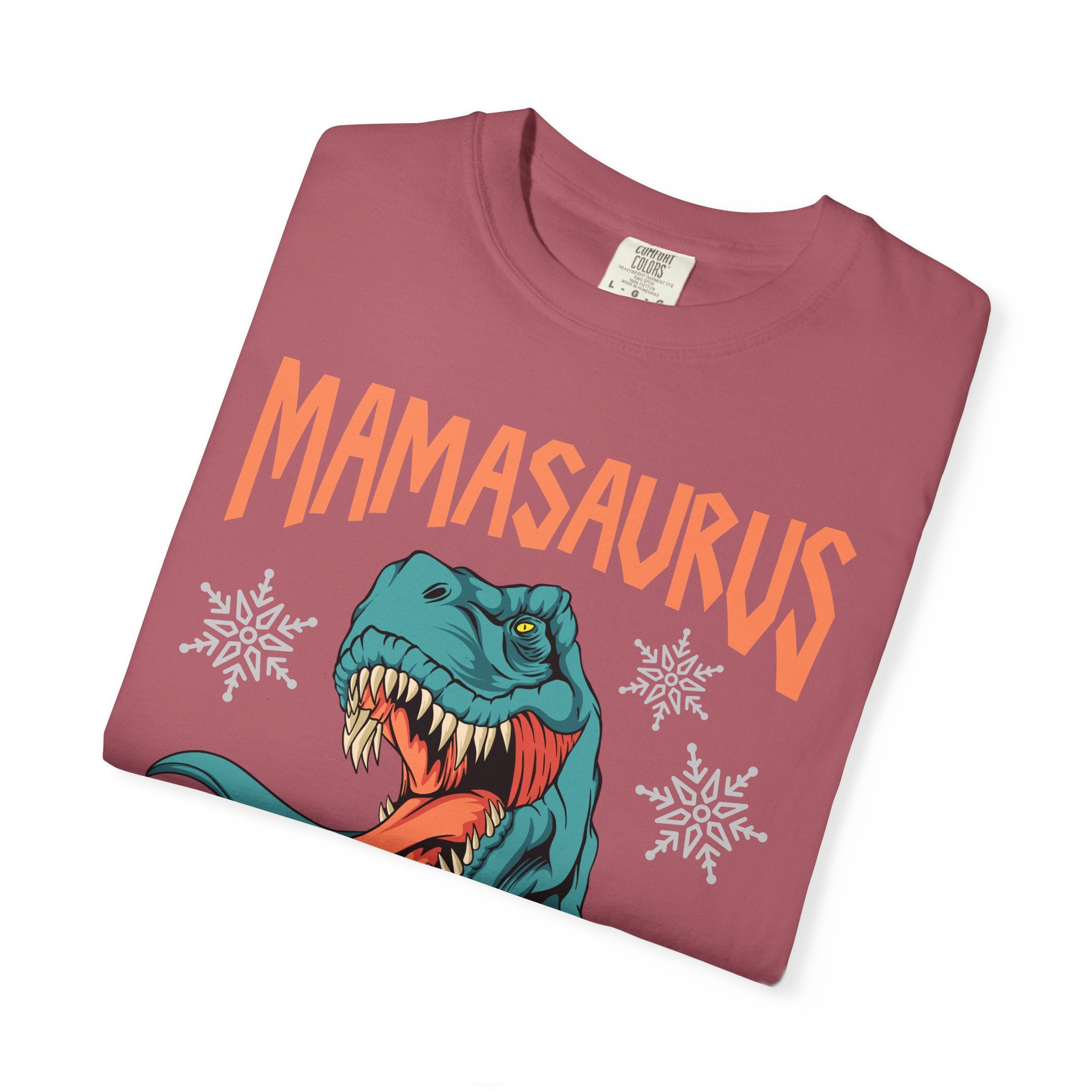 Mamasaurus Rex Tee - Funny Christmas Mom Dinosaur Gift - Sinful Threads