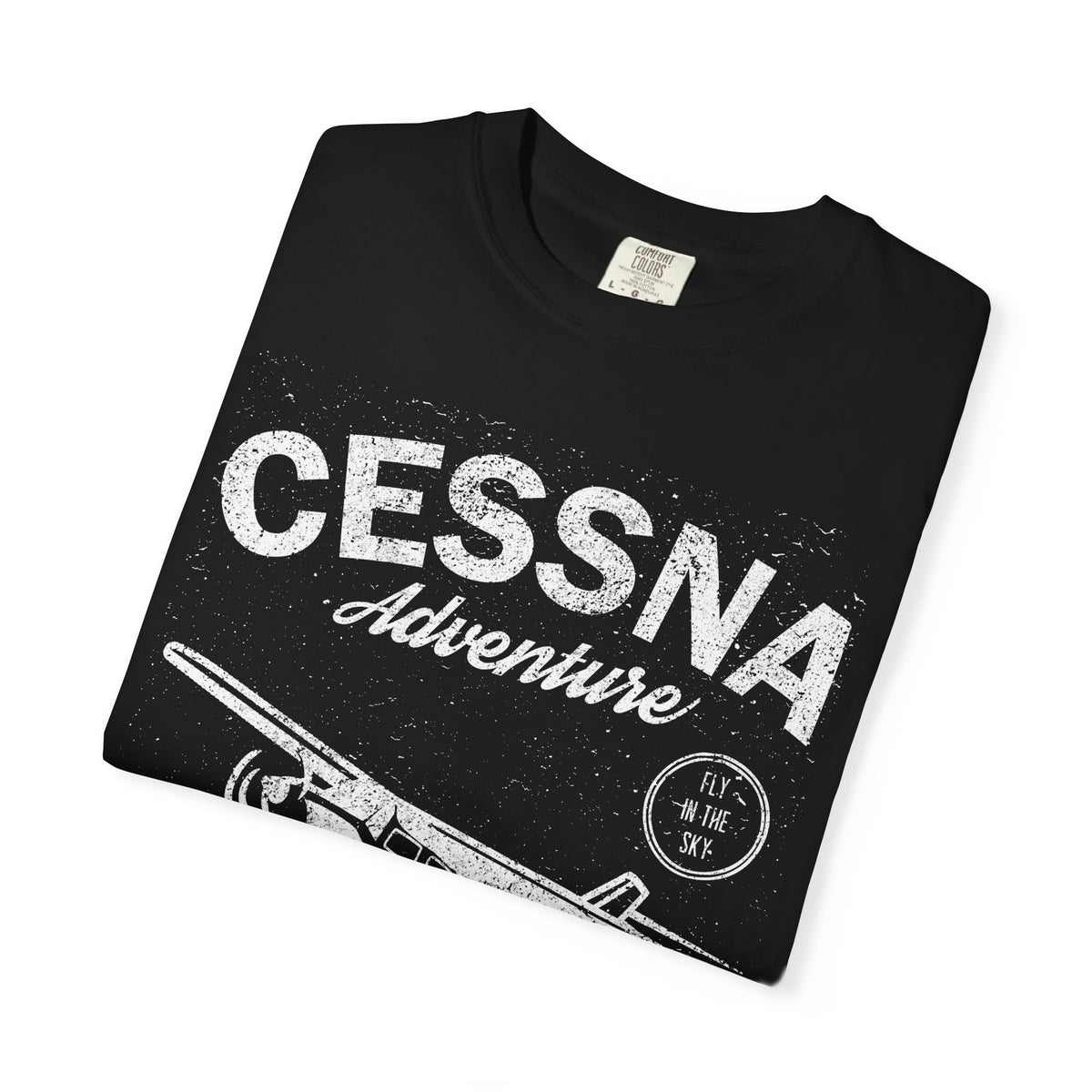 Cessna Adventure Travel Around The World Retro Airlines T-Shirt
