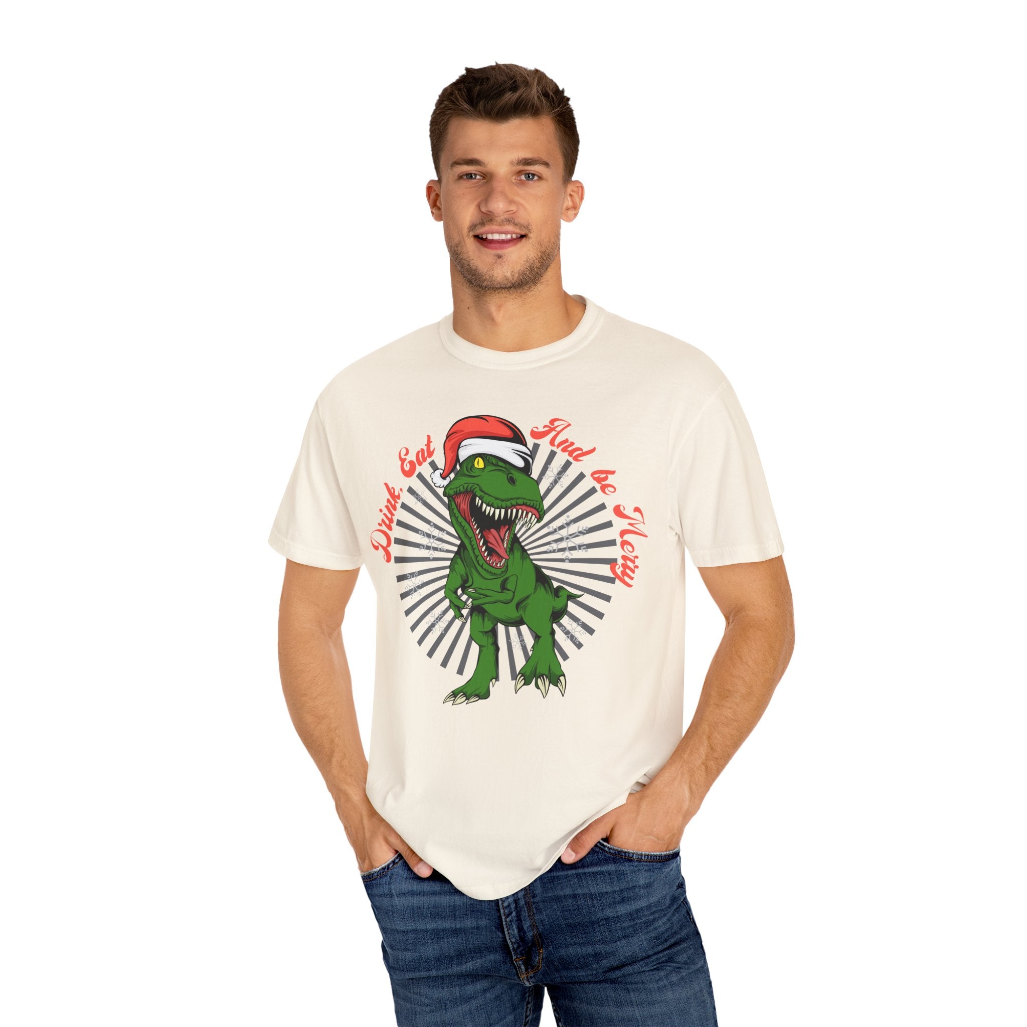 Trex christmas shirt - Funny Dino Tee - Merry Gift Idea - Sinful Threads