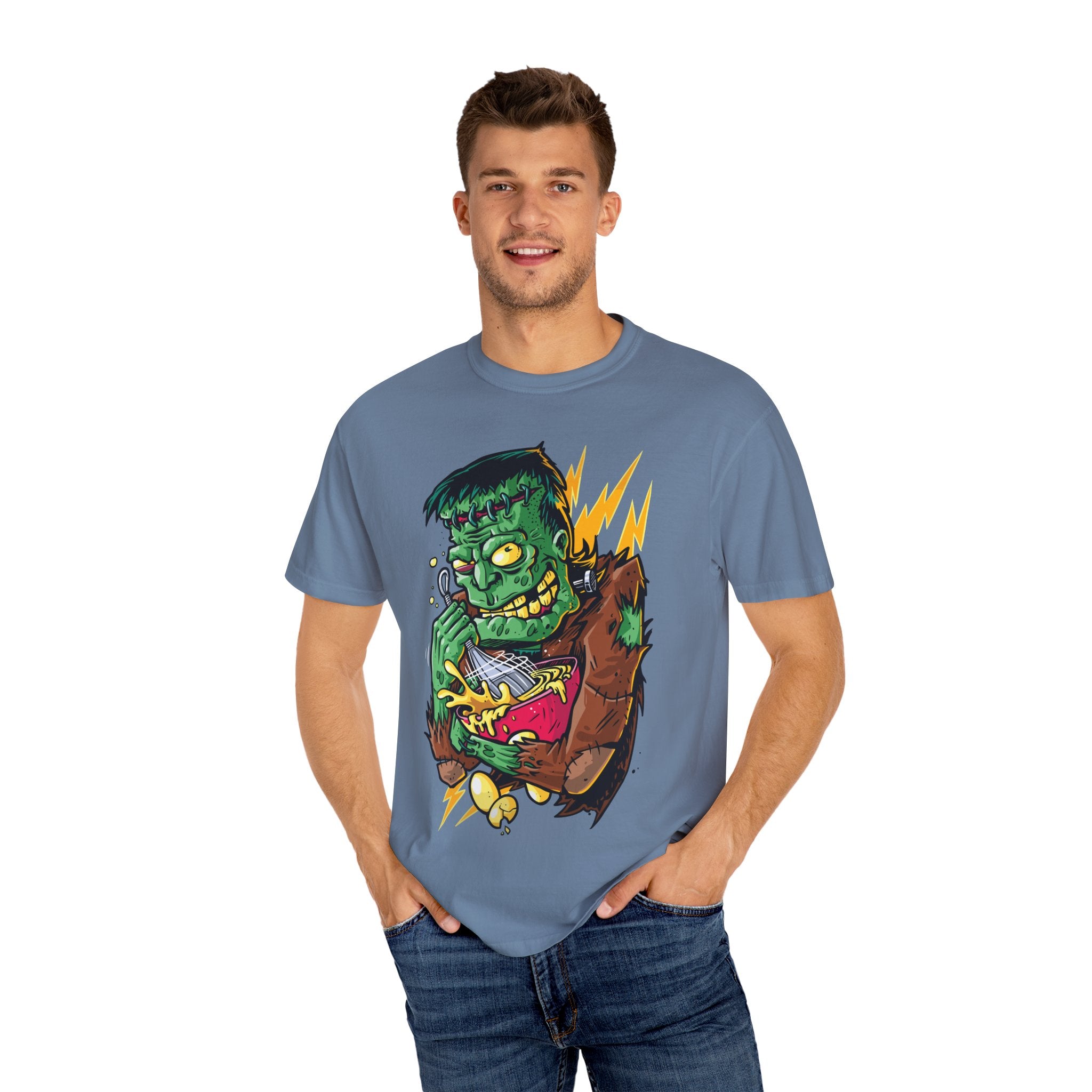 Frankenstein Foodie Shirt - Punny Monster Gift Tee - Sinful Threads